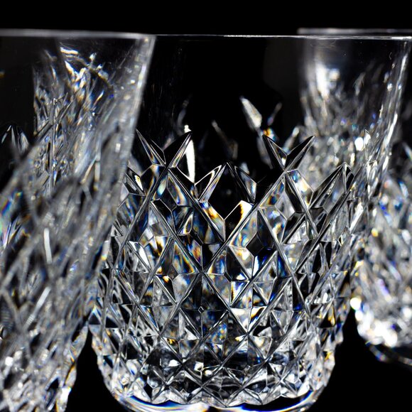 Waterford Crystal Alana Claret Wine Stem Glasses 5 7/8" ~ Set Of 4 - Picture 9 of 14